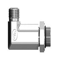 Codo a 90° Macho cara plana x Macho SAE O-ring Boss LARGO