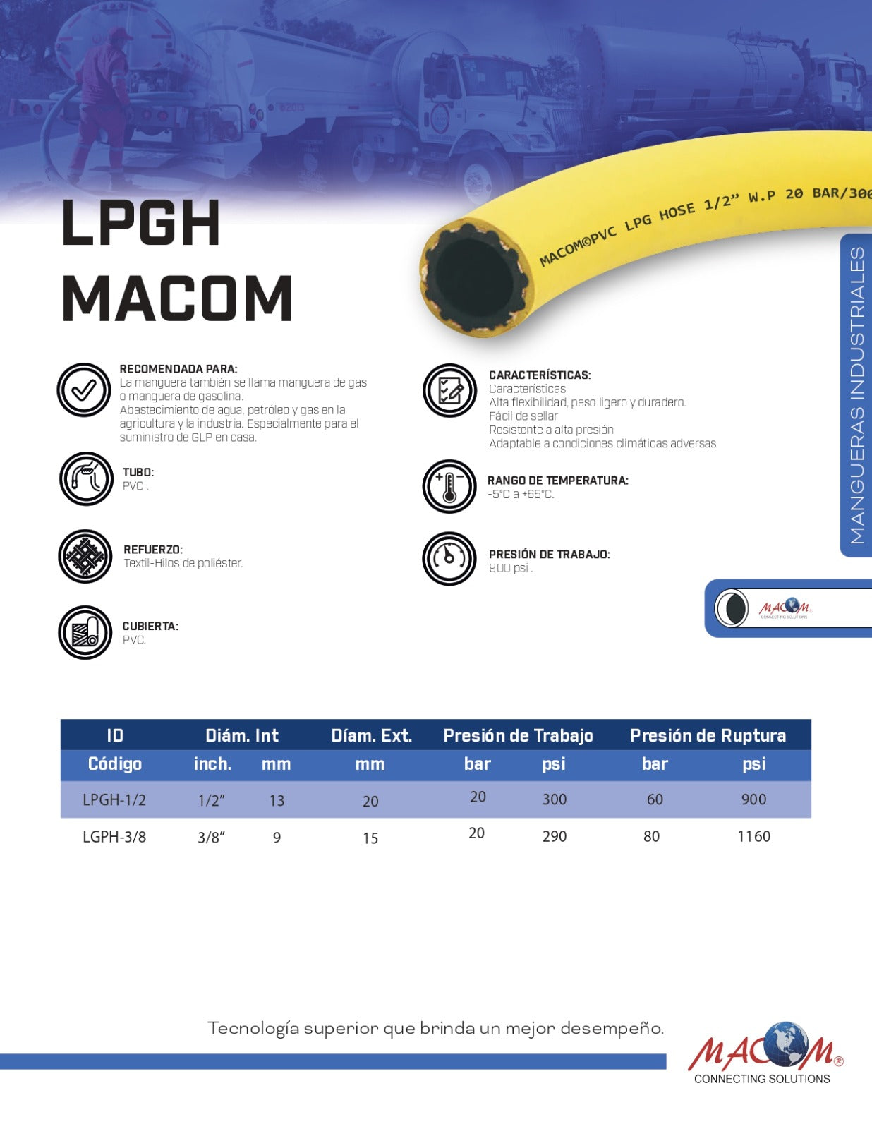 MANGUERA LPGH MACOM