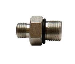 Macho cara plana (ORFS) x Macho SAE O-ring Boss