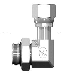 Codo a 90° Macho O´ring Boss x Hembra cara plana