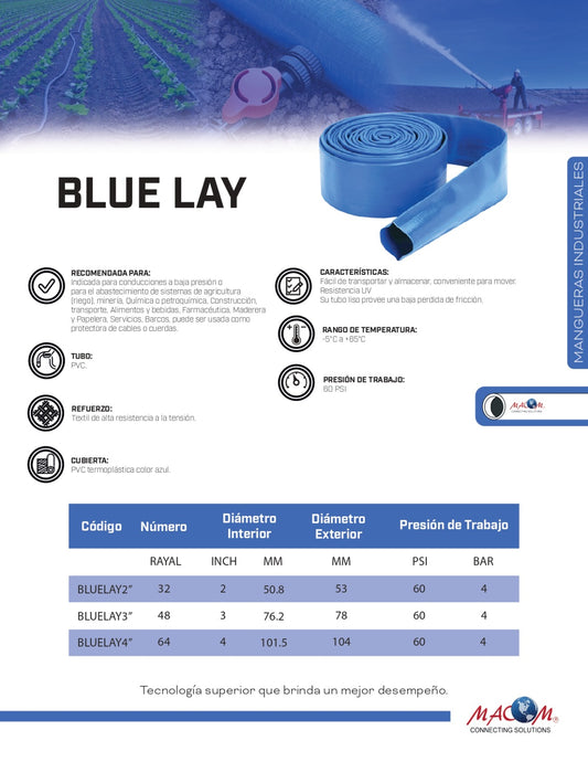 MANGUERA BLUE LAY