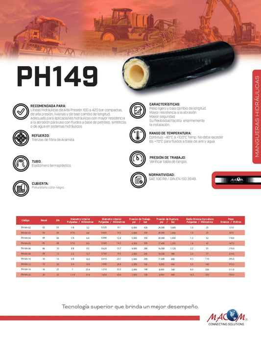 MANGUERA PH149